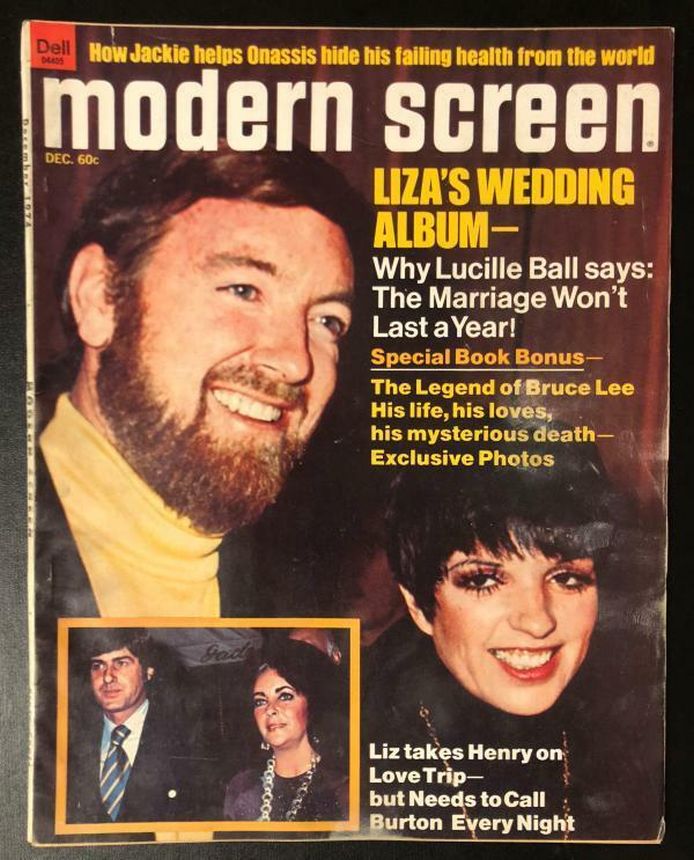 MODERN SCREEN magazine cover Issue 529 December 1974